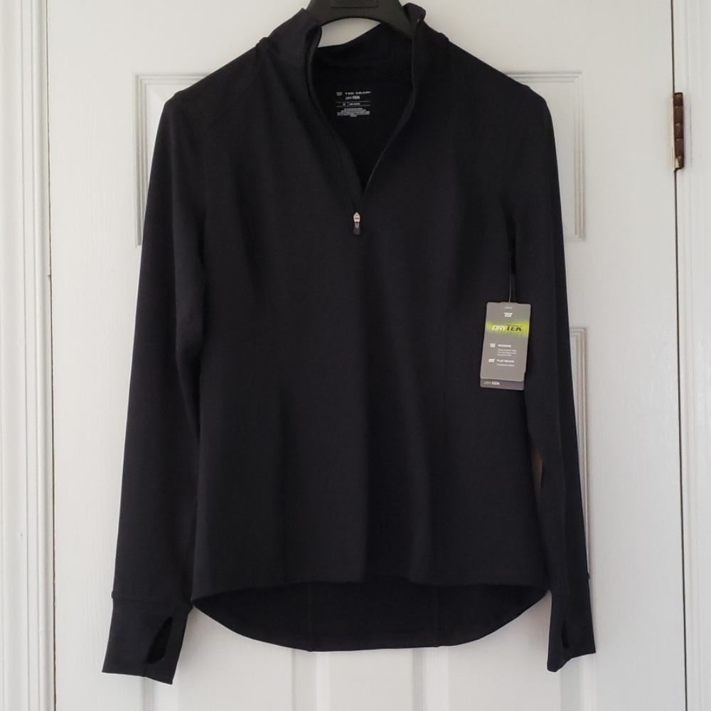 TekGear DryTek NWT black pullover athletic shirt